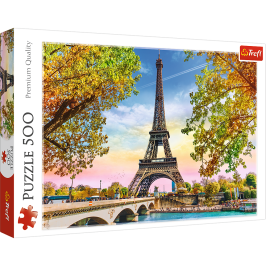 Puzzle 500 pcs. Romantic Paris Trefl 37330