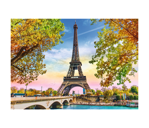 Puzzle 500 pcs. Romantic Paris Trefl 37330