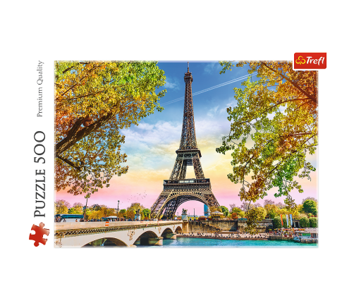 Puzzle 500 pcs. Romantic Paris Trefl 37330