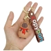 Keychain Capybara Figurine With Red Scarf Pendant Carabiner Ring