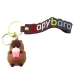 Keychain Capybara Figurine With Cup Pendant Carabiner Ring