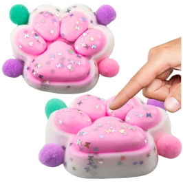Cat Paw Anti-Stress Sensory Squishy Stars Pink
