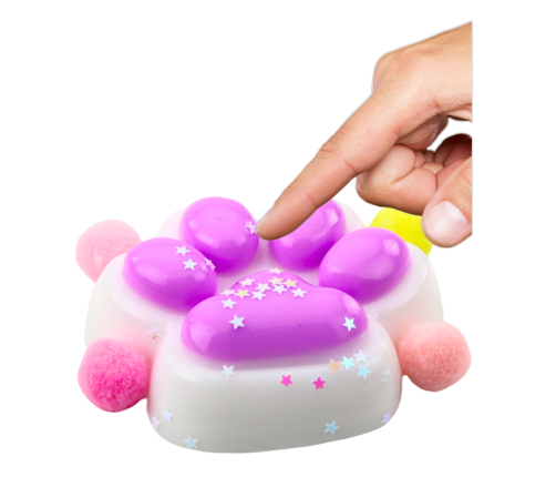 Squishy Cat Paw Anti-Stress Sensory Squishy Stars Purple
