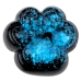 Squishy Cat Paw Anti-Stress Sensory Squishy Black Blue Glitter