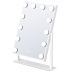 Hollywood Mirror with LED Lighting 12 Bulbs 3 Lighting Modes White