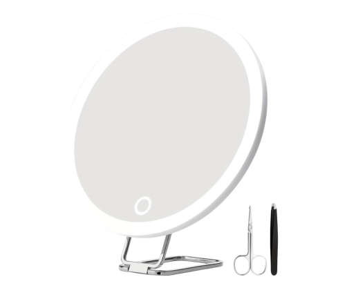 Makeup Mirror 30x Magnification 3 Lighting Modes Accessories
