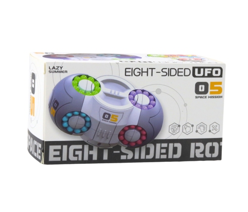 Logic Game Puzzle Ufo Magic Rotating Capsule Pink