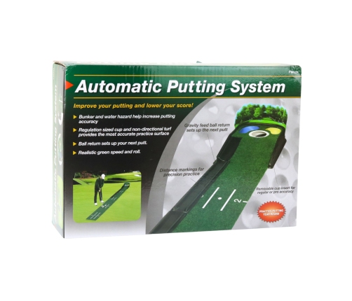 Felt Golf Training Mat, 3 Holes, 175cm