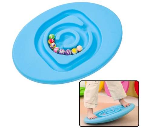 Sensory Balance Board For Children Rubber Balls 5pcs Blue