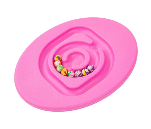 Sensory Balancing Board For Children Rubber Balls 5pcs Pink