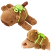 Plush Capybara with Turtle Wristband 2in1 Brown 18cm Plush Capybara with Turtle Wristband 2in1 Brown 18cm