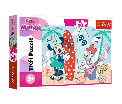 Puzzle – 30 – Colorful Minnie – Disney Minnie Trefl 18302