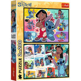 Puzzle - 2x200 - Stitch's Merry Life - Disney Lilo and Stitch 13334