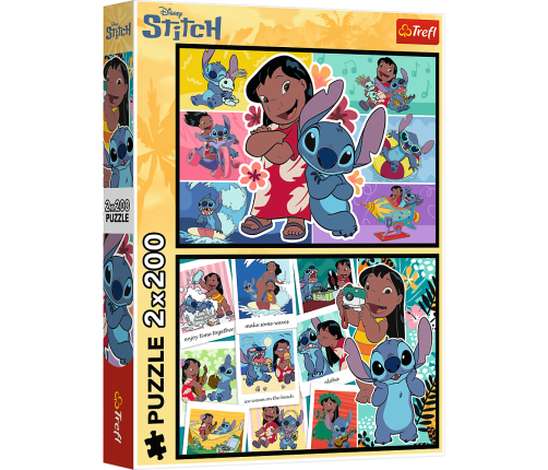 Puzzle - 2x200 - Stitch's Merry Life - Disney Lilo and Stitch 13334