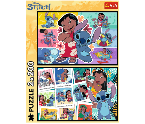 Puzzle - 2x200 - Stitch's Merry Life - Disney Lilo and Stitch 13334