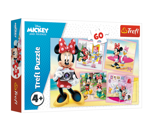 Puzzle - 60 - Lovely Minnie - Disney Minnie Trefl 17360