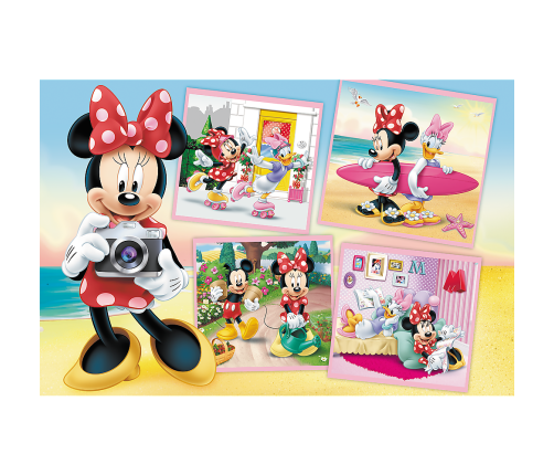 Puzzle - 60 - Lovely Minnie - Disney Minnie Trefl 17360