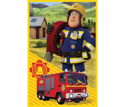 Puzzle - 3x50 - Fireman Sam Fire Station Crew Trefl 34880