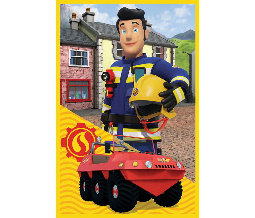 Puzzle - 3x50 - Fireman Sam Fire Station Crew Trefl 34880
