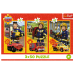 Puzzle - 3x50 - Fireman Sam Fire Station Crew Trefl 34880
