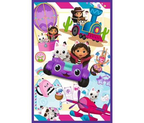 Puzzle 3x80 - Colorful Days of Gabby Trefl 34882