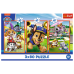 Puzzle - 3x80 - Dog Pack Paw Patrol Trefl 34886