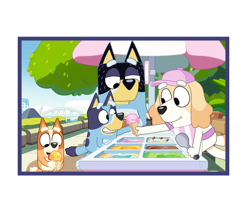 Puzzle - 2x24 - Funny Bluey - BBC Bluey Trefl 34446