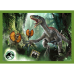 Puzzle - 4in1 - Dangerous dinosaurs - Universal Jurassic World Trefl 34607