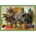 Puzzle - 4in1 - Dangerous dinosaurs - Universal Jurassic World Trefl 34607