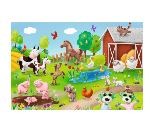 Puzzle 24 Maxi – Little Ones and Animals – Trefl 14372