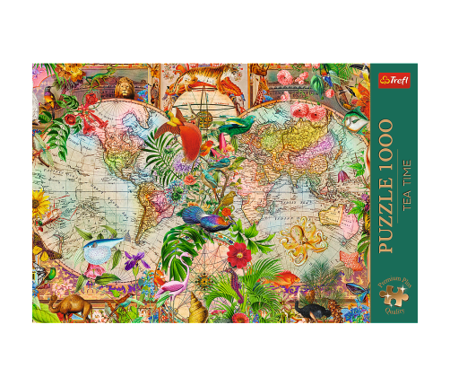Puzzle - 1000 Premium Plus - Tea Time: Ancient World Map Trefl 12077