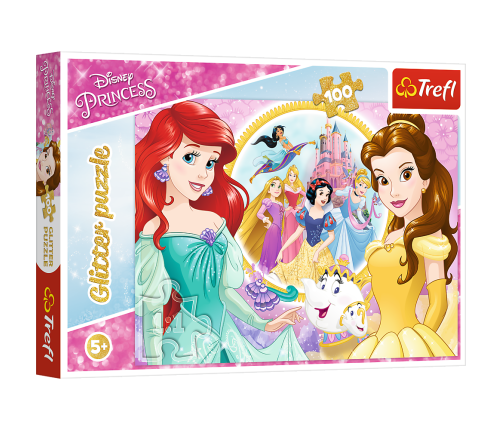 Puzzle - 100 Glitter - Memories of Bella and Ariel Trefl 14819