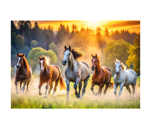 Puzzle - 1500 - Wild Horses Trefl 26215