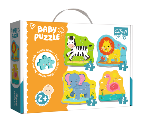 Puzzle - Baby Classic - Safari Animals / Trefl Baby 36073