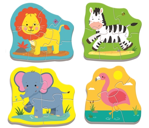 Puzzle - Baby Classic - Safari Animals / Trefl Baby 36073