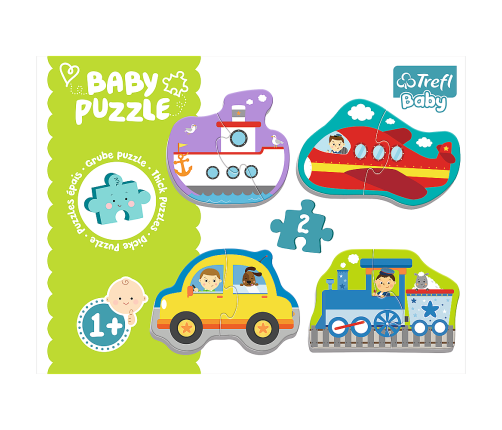 Puzzle - Baby Classic - Transport vehicles / Trefl Baby 36075