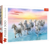 Puzzle 500 pcs. White horses galloping Trefl 37289