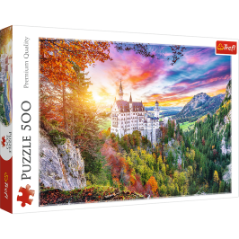 Puzzle 500 pcs. View of Neuschwanstein Castle, Germany Trefl 37427 Puzzle 500 pcs. View of Neuschwanstein Castle, Germany Trefl 37427