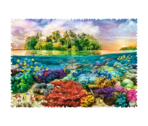 Puzzle - 600 Crazy Shapes - Tropical Island 11113