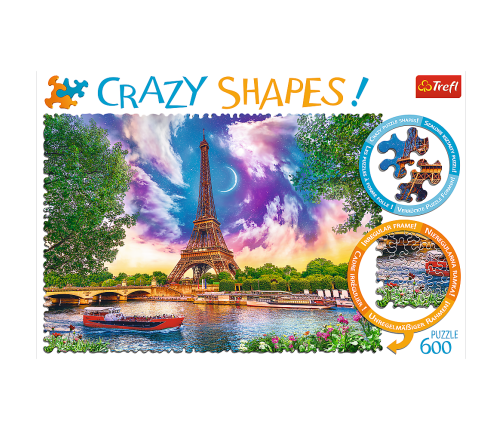 Puzzle - 600 Crazy Shapes - Sky over Paris 11115