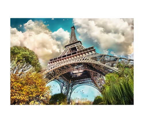 Puzzle - 1000 Premium Plus Eiffel Tower in Paris, France Trefl 10815