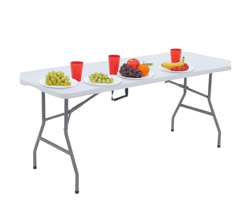 Folding Table With Lock Catering Banquet Table White 180 x 74 cm
