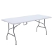 Folding Table With Lock Catering Banquet Table White 180 x 74 cm