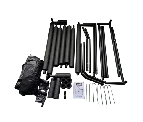 Portable Football Goal for Children Metal 180x120x60cm