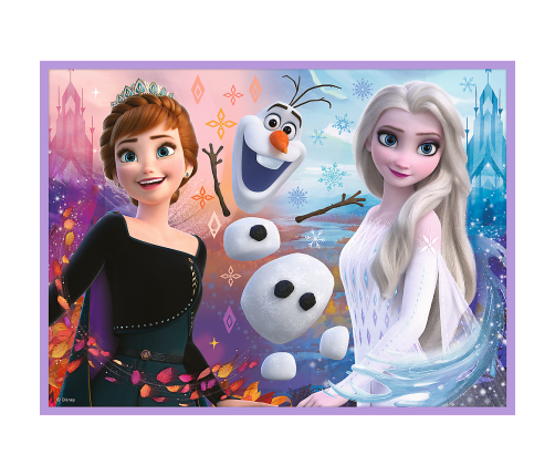Puzzle - 2in1+memos  Princesses in their land - Disney Frozen 2 93335