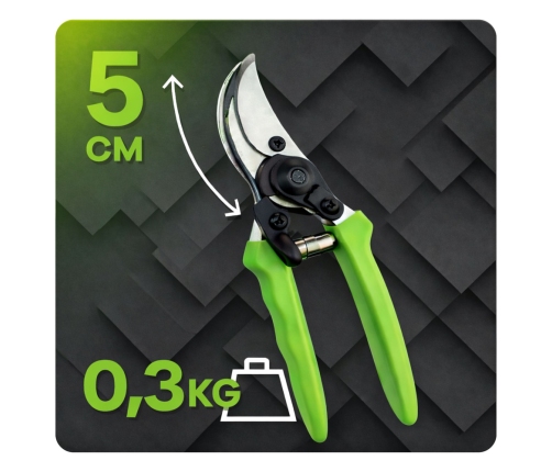 Set of Garden Hedge Pruners with Case 3 pcs.