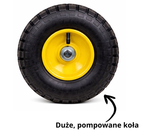 Foldable Garden Transport Cart Steel Trailer 200 kg