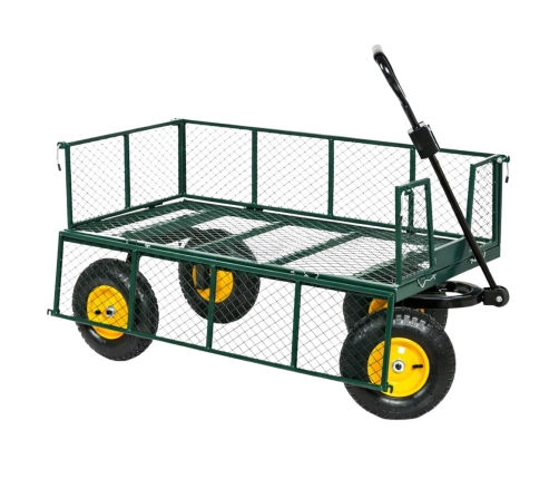 Foldable Garden Transport Cart Steel Trailer 200 kg