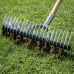 Manual Garden Lawn Aerator Scarifier Double-sided LEAN 34 cm
