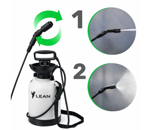 Manual Pressure Sprayer for Watering, Fertilizing, Spraying LEAN 3L